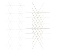 ULTECHNOVO Copper Snowflake Wire 30Pcs Metal Beading Frames for Christmas Ornament Crafting and DIY Jewelry Making at Home