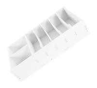 ULTECHNOVO Counting Money Box Cash Notes Organizer with 7-Compartment Storage Desktop Holder for Classroom and Home Use