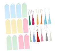 ULTECHNOVO Creative Colored Kraft Bookmarks with Blank Surface for DIY Crafting and Tabs Fadeless Chinese Style Plum Blossom Design for Students and Book Lovers
