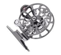 ULTECHNOVO Creative Fishing Reel for Lakes and Rivers, Metal Silver | Portable Wheel, No-gaps Construction, Stable Performance, Comfortable Touch, for Beginner and Experienced Fisher