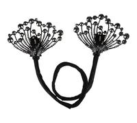 ULTECHNOVO Creative Hair Bun Maker for Girls with Smooth Metal and Cloth Material Practical Stretchy Hair Wrap for Stylish Hairstyle Making