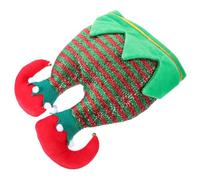 ULTECHNOVO Creative Upside Down Santa Pants Hat Cozy Christmas Party Prop for Adults Festive Photo Accessory with Warm Lining for Holiday Costume and Theme Celebrations