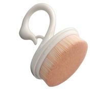 ULTECHNOVO Creative White Foundation Brush with Delicate Dense Artificial Fiber Hair for Uniform and Precise Application, Lightweight Plastic Handle for Women’s Makeup, for Travel