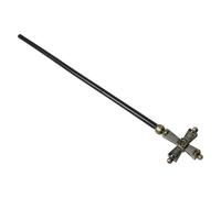 ULTECHNOVO Cross Staff Halloween Cosplay Prop for Priests and Sorcerers