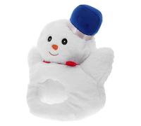 ULTECHNOVO Cute Snowman Head Costume Adorable Cartoon Hood for Christmas Photo Performances Soft Comfortable Material Festive Fun for All Ages Winter Celebration Accessory