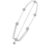 ULTECHNOVO Decorative Headband Women Chain Headband Rhinestone Alloy Material Silver Color Delicate Elegant Style Fine Detail Design for Photography Photo Prop
