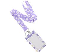 ULTECHNOVO Delicate Pattern Id Card Holder with Lanyard for Everyday Uses, Polyester and Plastic Material, Securely Store Valuables with Sturdy Design, for Teachers and Engineers
