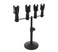ULTECHNOVO Desktop Microphone Stand for Table Desk Arm Microphone Stand for Podcasting Recording and Online Conferences Use as Professional Mic Holder for Interviews and Lectures