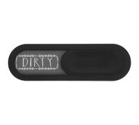 ULTECHNOVO Dishwasher Magnetic Clean and Dirty Indicator Label, Oval Black with Gray Art Font, Kitchen Magnet Sign for Dishwasher and Fridge Use