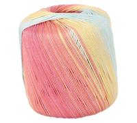 ULTECHNOVO DIY Crochet Cotton Yarn 440Ft Gradient Multicoloured Thread for Hand Knitting Hats Scarves Sweaters