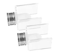 ULTECHNOVO DIY Lipstick Mold Set 2 Packs Silicone Lip Balm Making Accessory Single Hole Stand and Round Ring Holder for Homemade Lipstick Craft