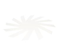 ULTECHNOVO DIY Sewing Template Quilting Ruler Acrylic Patchwork Ruler White Environmentally Friendly No Burr Simple Geometric Shapes for Sewing Projects