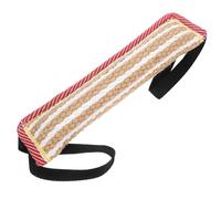 ULTECHNOVO Dog Tug Jute Bite Pillow Lightweight Sturdy Interactive Dog Training for Pet Enrichment and Interactive Play