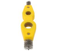 ULTECHNOVO Double-ended for Abrasion-resistant Construction Plastic and Alloy and Battery Terminal Brush with Multi-diameter Adaptability for Thorough Cleaning Automotive Marine Use