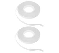 ULTECHNOVO Double Sided Water Soluble Sewing Tape 2pcs for Fabric Crafts and Applique Placement, White PVA Tape Leaves No Residue, Fits Professionals and Beginners