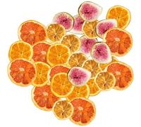 ULTECHNOVO Dried Orange and Grapefruit Slices 200g Pack - Natural Mixed Fruit Slices for Wreath Making, Cake Decoration, DIY Craft Supplies, Photo Props and Baking Garnish