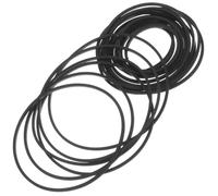 ULTECHNOVO Drive Belts Rubber 60Pcs Replacement for Cassette Recorder Tape Decks Portable Radio Cassette Players Compact Design Repair Kit Square Cross-Section Mixed