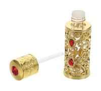 ULTECHNOVO Dubai Gemstone Handmade Refillable Glass Perfume Bottle Travel-friendly Arabian Fragrance Container Vintage Essential Oil Storage Go Use