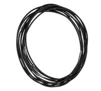 ULTECHNOVO Elastic Bands with Quick Binding and Release Function for Notebook Closure 10pcs Nylon Black Heavy-duty Straps Travel Companion for Office and Travel Documents