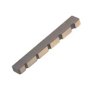 ULTECHNOVO Electric Bass Guitar Nut 5-string Pre-slotted Stainless Steel with Flat Bottom for Enhanced Sustain and Accurate Intonation for and Suitable for Jazz Guitar Jazz Guitar and