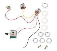 ULTECHNOVO Electric Guitar Wiring Harness Potentiometer Shifter Way Switch Pickup Circuit Accessory for Beginners and Enthusiasts