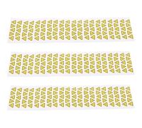 ULTECHNOVO Electric Shock Warning Labels 300pcs Yellow Triangle Caution Stickers High Voltage Safety Decals for Electrical Panels and Equipment Hazard Signage