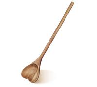 ULTECHNOVO Elegant Heart Shaped Wooden Spoon Multi Function Mixing Dessert Spoon for Home Use Reusable Kitchen Accessory for Friends Family