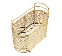 ULTECHNOVO Elegant Metal Makeup Pen Holder for Desk, Sturdy and Sturdy Brush Organizer with Luxurious Touch, for Beauty Studios and Salon Workstations