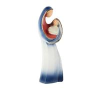 ULTECHNOVO Elegant Resin Nativity Sculpture Religious Saint Statue Compact Christian Birth Scene Figurine for Holiday Home and Church Decor Faith Symbol Collectible