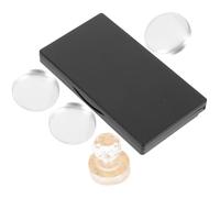 ULTECHNOVO Empty Eyeshadow Palette Makeup Pallet with Sturdy Aluminum Frame and Glass Mirror, Lightweight Ps Material Compact Case for Eyebrow Powder, for Travel