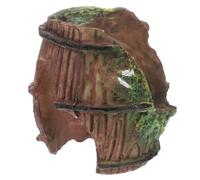 ULTECHNOVO Enclosure Plastic Terrarium Reptile Hide Hideaway Cave Safety Observation Abs Materials Cave for Terrariums Small Spiders Small Creatures Habitat Accessory