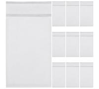 ULTECHNOVO Environmentally Friendly Wax Paper Bags 100 Pcs 6.3 X 3.5 Self-Adhesive Clear Packaging Bags for Clothing Food Storage and Party Treats