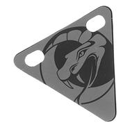ULTECHNOVO Equipped Hanging Hole Reflective Stickers for Electric Vehicles Triangle Riding Warning Reflector Magnetic Cycling Decal Waterproof