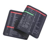 ULTECHNOVO Excel Reference Desk Pad Desk Gaming Mat 300x800x3mm Non-Slip Office Quick Keys Pattern Rubber Cloth for Office and Home Gamers and Students