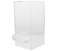 ULTECHNOVO External Suspended Betta Fish Aquarium with Negative Pressure, Acrylic Material, 25x14.5x14.5cm Size, No-drill Installation and Auto Water Refilling, for Apartments and Offices
