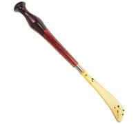 ULTECHNOVO Extra Long Wooden Shoe Horn with Shoe-lifting Design for Seniors and Men, Sturdy Solid Wood Material, Convenient Solution for Putting on Boots and Shoes, Travel Accessory