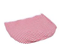 ULTECHNOVO Farmhouse Red Check Fabric Laundry Basket Liner Replacement for 70L Woven Hamper Washable Cloth Insert for Storage and Picnic Baskets 45X50Cm Sturdy Cotton