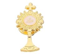 ULTECHNOVO First Communion Chalice Brooch Pin Elegant Catholic Religious Jewelry Versatile Tie Pin for Boys Unique for Holy Communion Events Contemporary Design