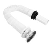 ULTECHNOVO Flexible Drain Hose Extension for Washing Machine with Universal Design, Abs Corrugated Expansion Pipe, Double-Headed Connection, Suitable for Kitchens and Areas with Sink