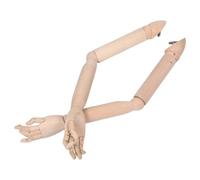 ULTECHNOVO Flexible Poseable Wooden Hand Sculpture Model for DIY Art Projects and Fashion Store Display, Articulated Mannequin Arm Replacement