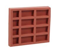 ULTECHNOVO Flexible Silicone Brick Mold Set for Miniature Wall Crafting and DIY Concrete Brick Model Building for Home and Event Decoration
