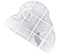ULTECHNOVO Flexible White Silicone Gorilla Mold for DIY Crafts, Easy to Clean Epoxy Casting Mold Suitable for Creative Gorilla Decor and Resin Art Projects