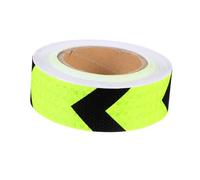 ULTECHNOVO Fluorescent Reflective Safety Warning Tape with Strong Adhesion Hexagonal Pattern for Vehicles Roads and Outdoor Use