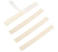 ULTECHNOVO Flute Replacement 4pcs Backing Self-adhesive Felt Strip with White Friction, Felt Material Clarinet Pads, Reduces and Noise for Instrument Keys for Musical Instruments Practice