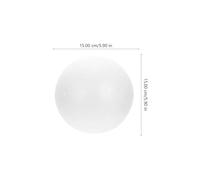 ULTECHNOVO Foam Cake Model Hemisphere Shape Cake Dummy Tool for Decorating Practice Wedding Display Craft Ball Shape Safe