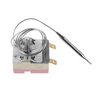 ULTECHNOVO Fog Machine Thermostat Sensor with 5mm Probe, Adjustable Temperature Controller for Smoke Fog Machine Ejector Systems, Metal and Plastic Material, for Live Performances and Stage