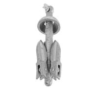 ULTECHNOVO Foldable Galvanized Carbon Steel Grapnel Anchor for Small Boats | Portable Folding Mechanism, Silver Finish, for Kayak Anglers, Skiffs, Paddle Boards and Tender Anchoring