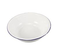 ULTECHNOVO Foot Soaking Bath Basin Vintage White Enamel with Large Capacity and Multifunctional Use Easy to Clean Classic Retro Design and Relaxing Foot Care for Home Decor