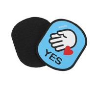 ULTECHNOVO Friendly Pet Leash Notice Patch for Dogs and Cats Vibrant Identification Tag Social Identifier Portable Leash Sticker for Outdoor Use for Pet Owners