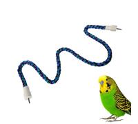 ULTECHNOVO Funny Parrot Cotton Rope Bird Climbing for Parakeets with Assorted Colour and 55cm Length, for Playground Exploring and Chewing Activities